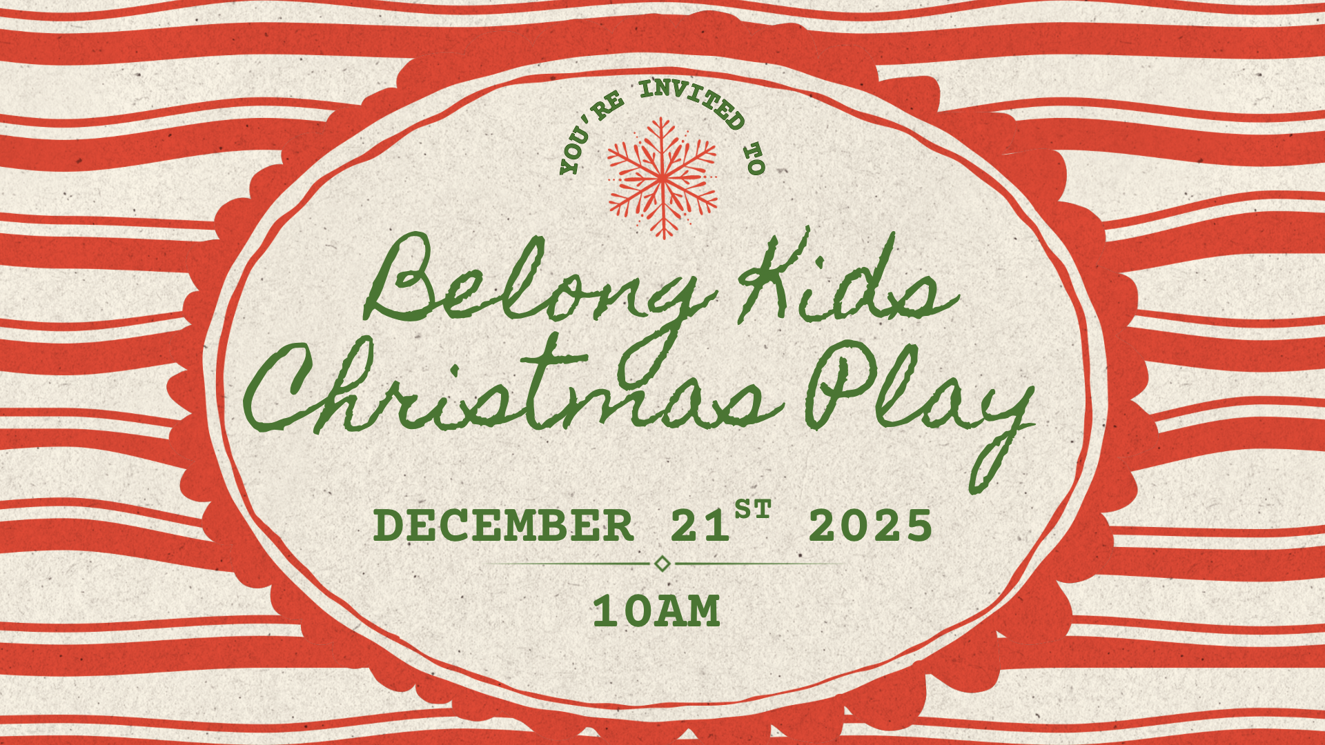 Red Green Coquette Whimsical Christmas Party Invitation (Presentation)